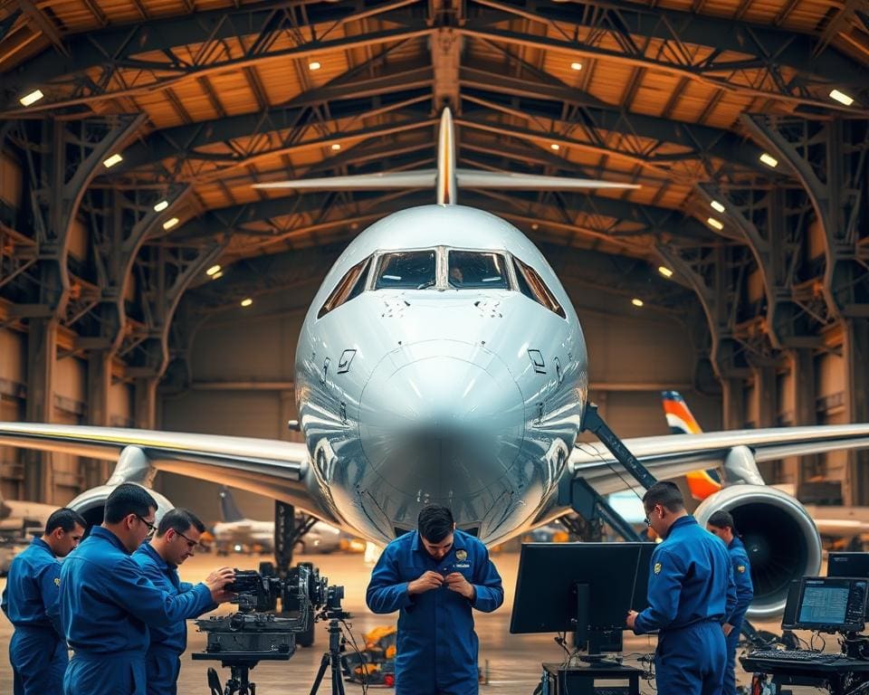 Karriere als Flugzeugmechaniker