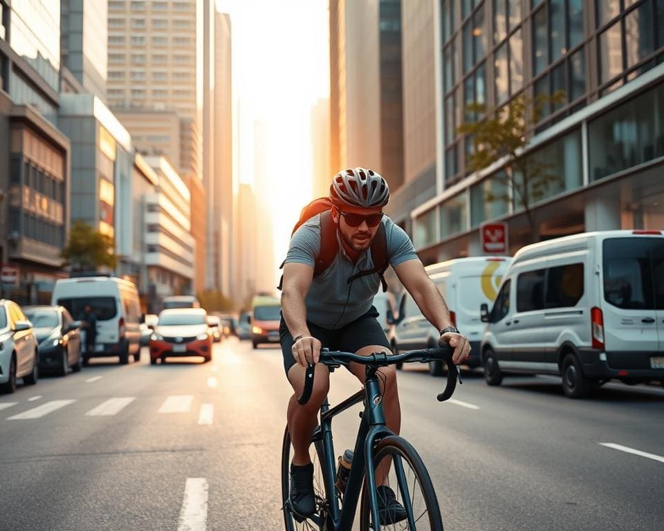 Wie sieht der Alltag eines Radkurierfahrers aus?