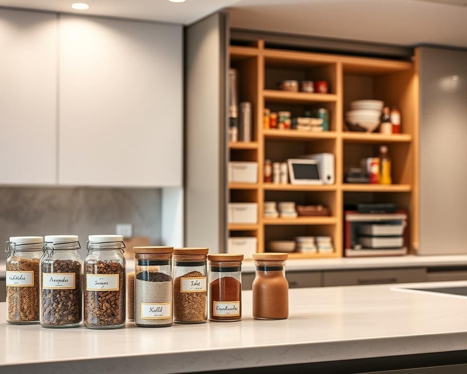 Aufbewahrungslösungen in der Küchenorganisation