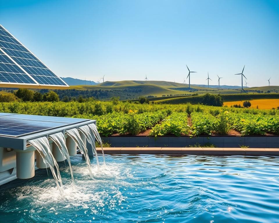 Nachhaltige Technologien fuer sauberes Wasser