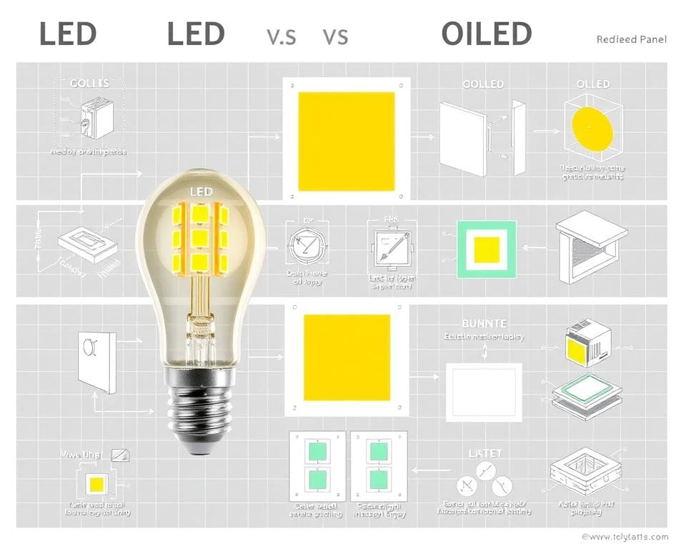 Was ist der Unterschied zwischen LED und OLED-Beleuchtung?