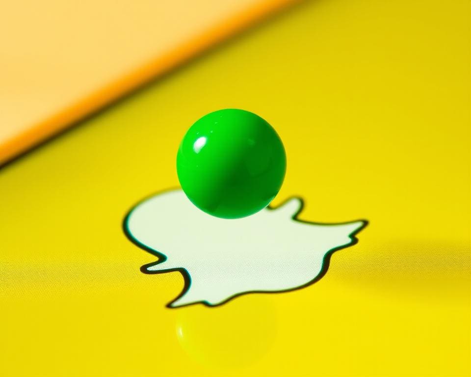 Was ist der grüne Punkt bei Snapchat?