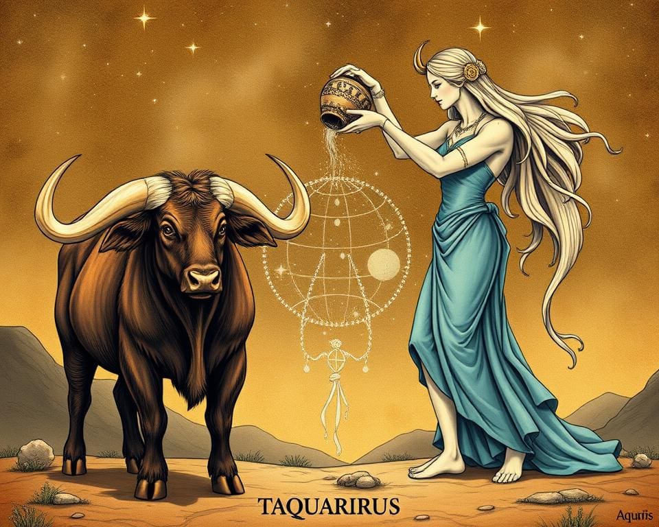 Was sagt die Astrologie ueber Stier und Wassermann aus?