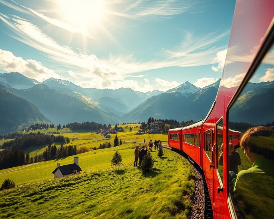 Welche Vorteile hat Zugfahren in der Schweiz?