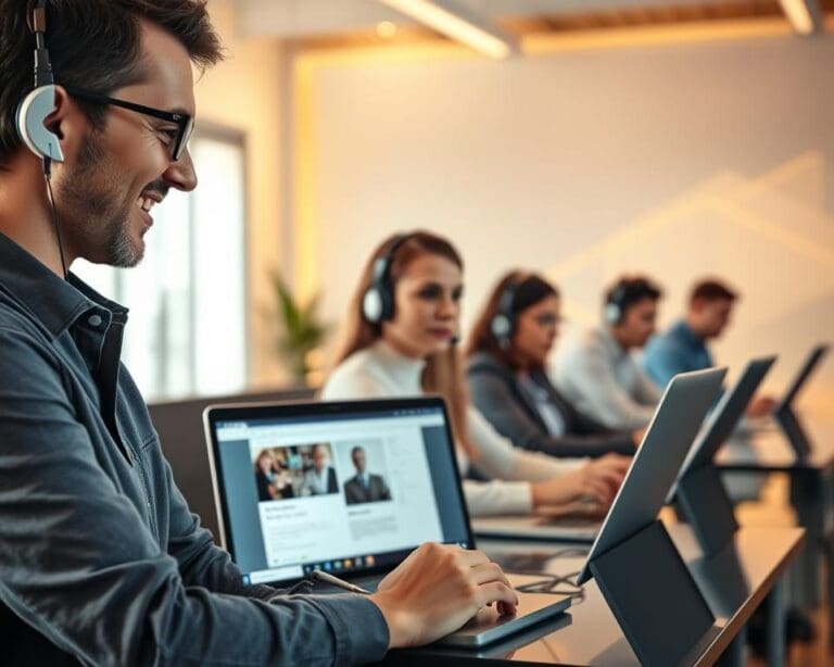 Wie betreut ein Support-Team Kunden digital?
