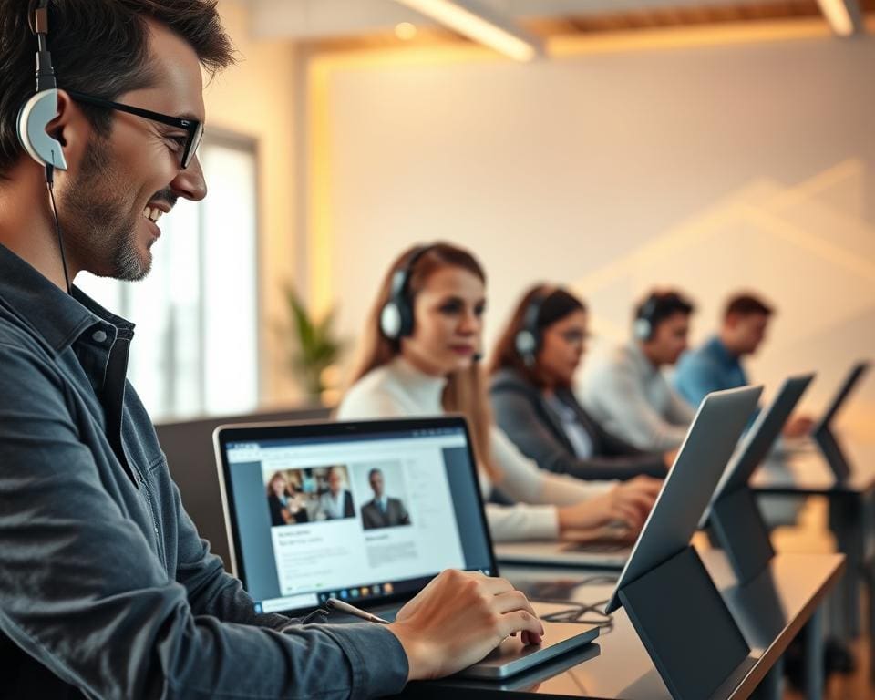 Wie betreut ein Support-Team Kunden digital?