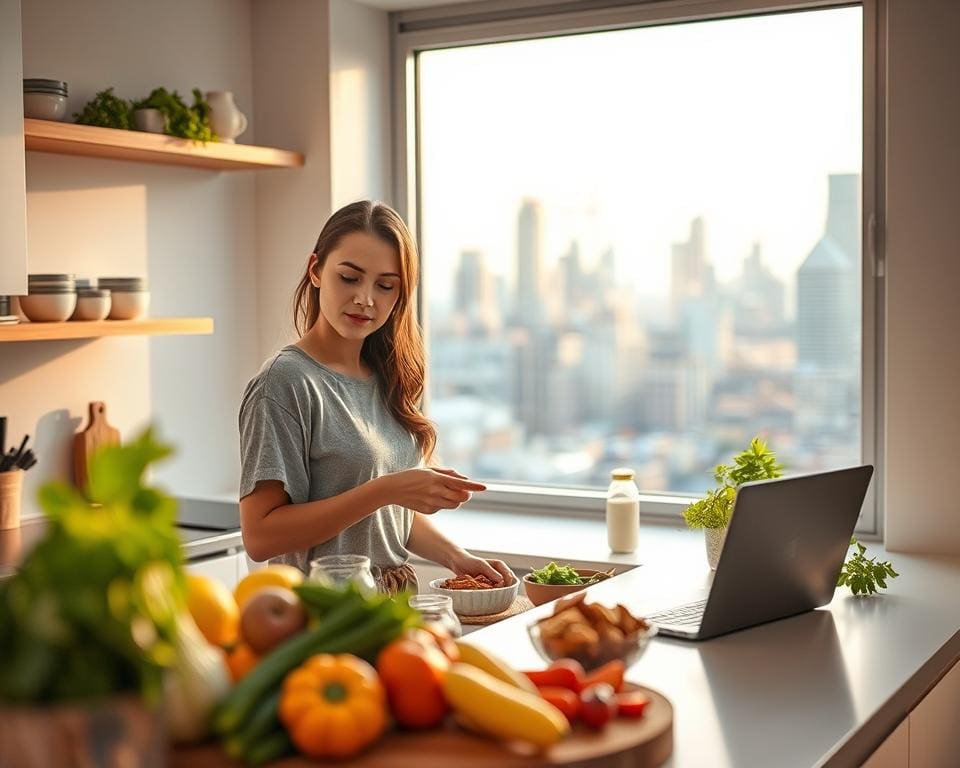 Gesunde Ernaehrung im hektischen Alltag