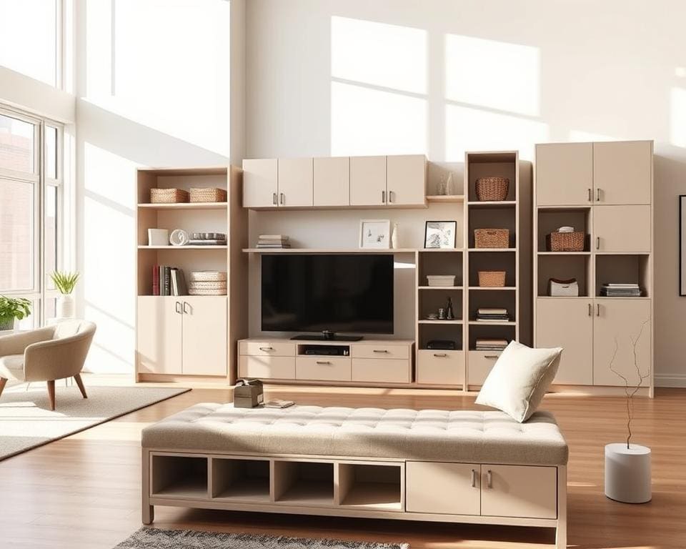 Praktische Aufbewahrungsideen fuer Wohnungen