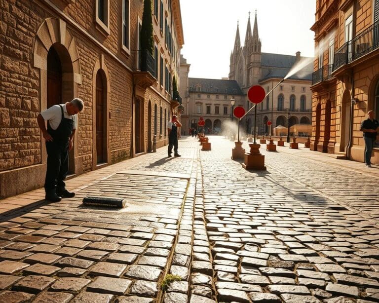 Steinreinigung und Pflastersteinreinigung: Was ist der Unterschied?
