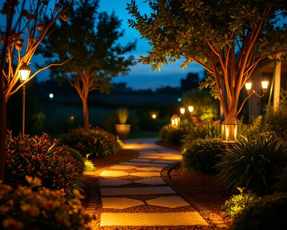 Was macht Gartenbeleuchtung atmosphaerisch?