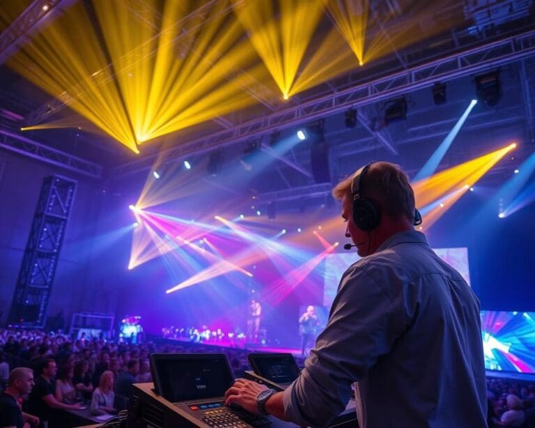Was macht ein Lichttechniker bei großen Events?