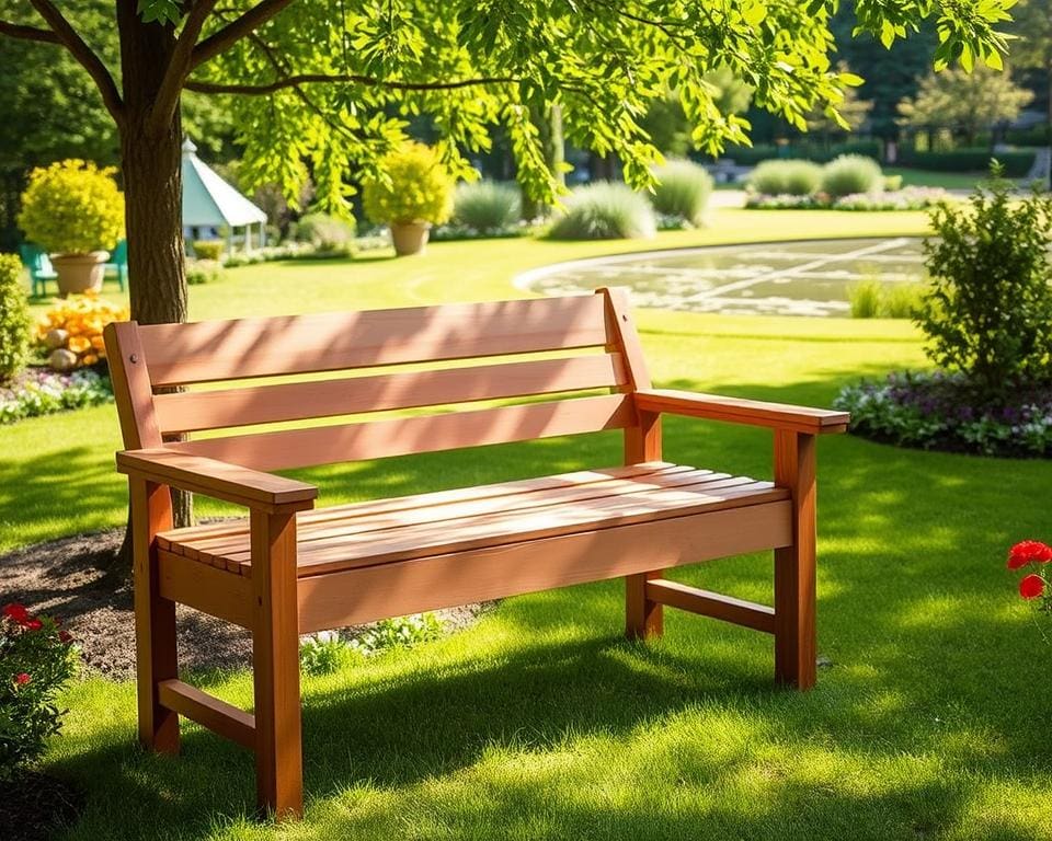 Was macht eine Gartenbank wetterfest?