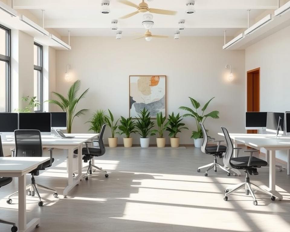 Wie gestaltet ein Innenausstatter moderne Arbeitsraeume?