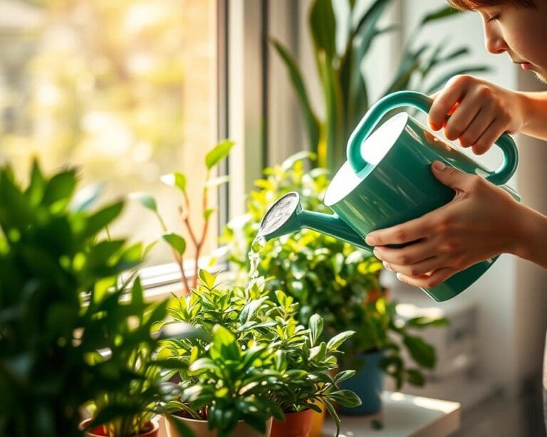 Wie giesst du Pflanzen richtig bei Hitze?