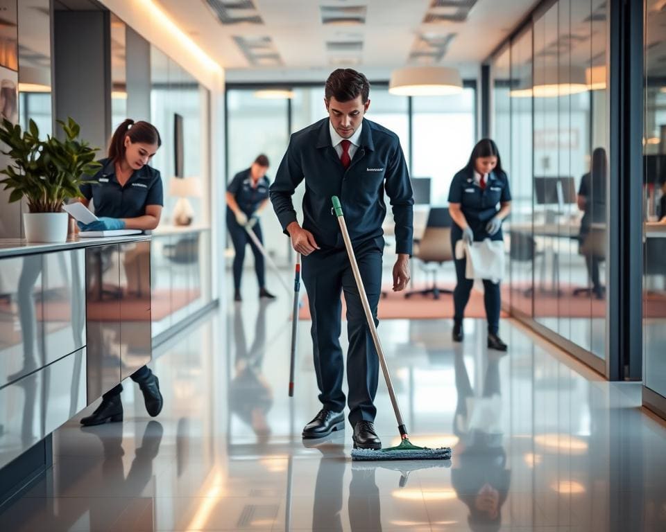Wie organisierst du professionelle Reinigungsdienste?