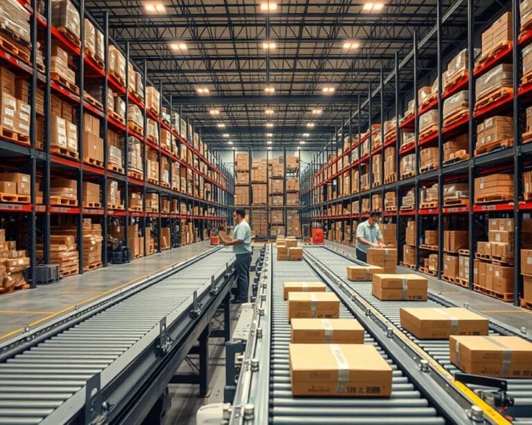 Wie planst du effiziente Logistikprozesse im Betrieb?