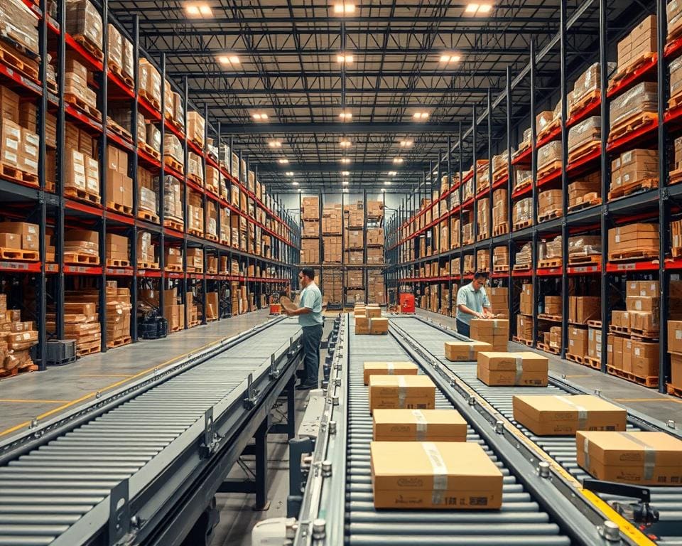 Wie planst du effiziente Logistikprozesse im Betrieb?