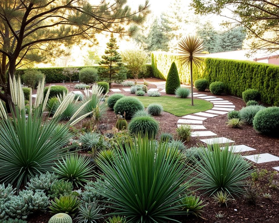 Wie planst du einen pflegeleichten Garten?