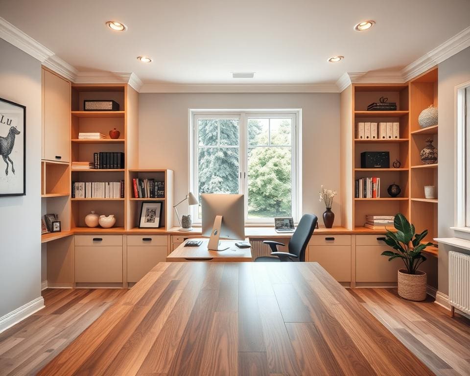 Wie richtest du ein Buero zuhause funktional ein?