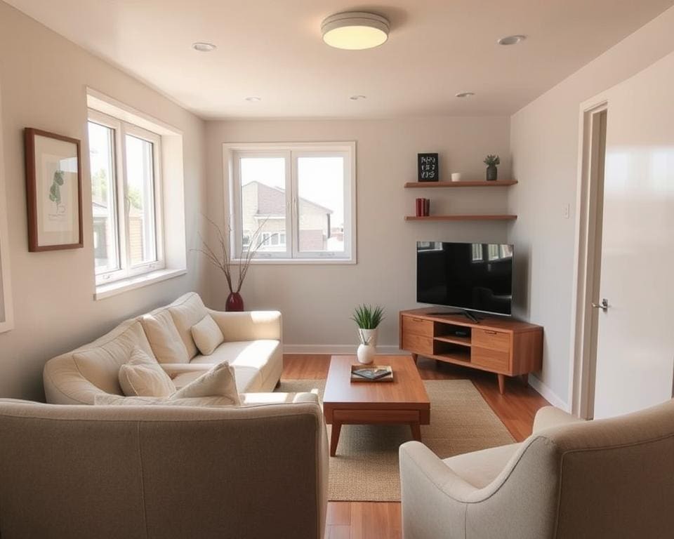 Wie richtest du ein kleines Wohnzimmer ein?