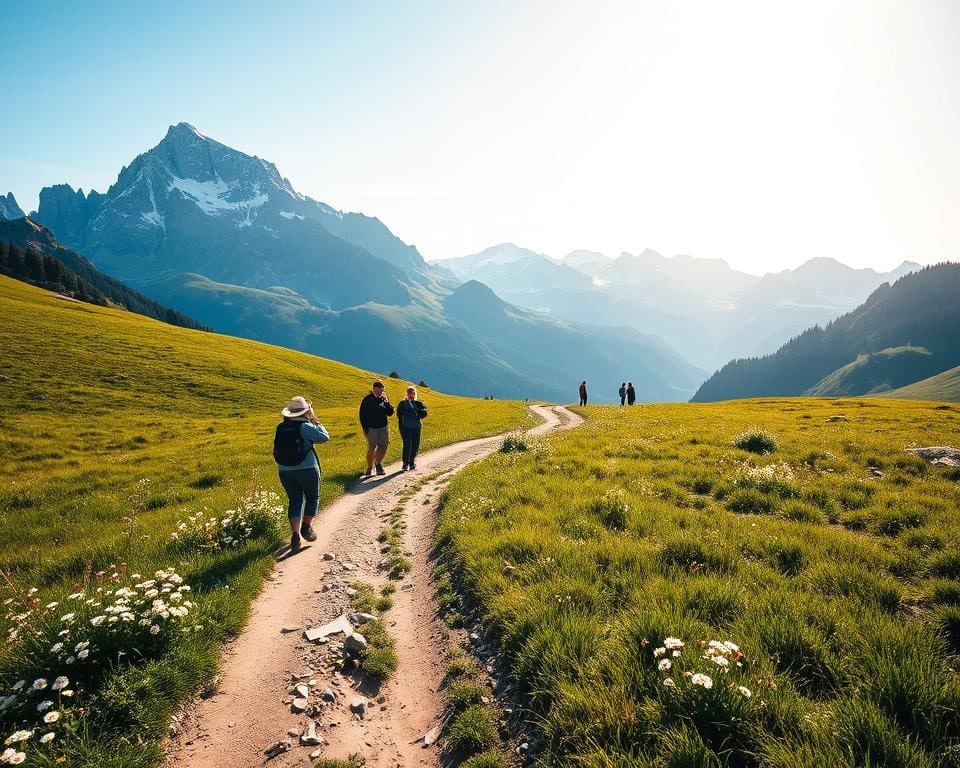 Was bietet die Schweiz fuer Sommerwanderer?