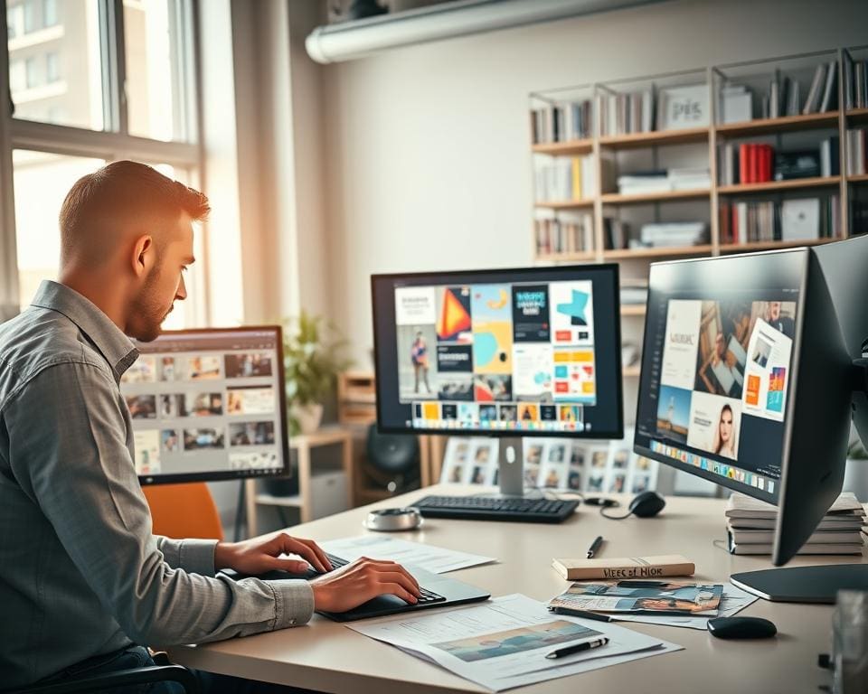 Was macht ein Mediengestalter bei Layouts?