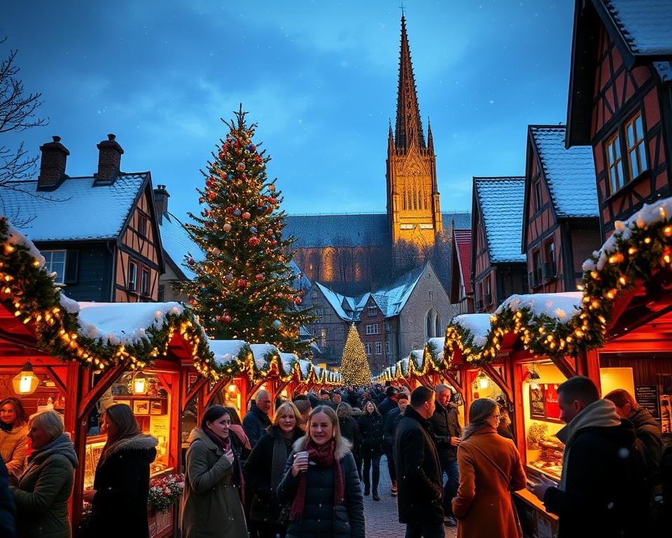 Wie erlebt man Weihnachten in deutschen Staedten?