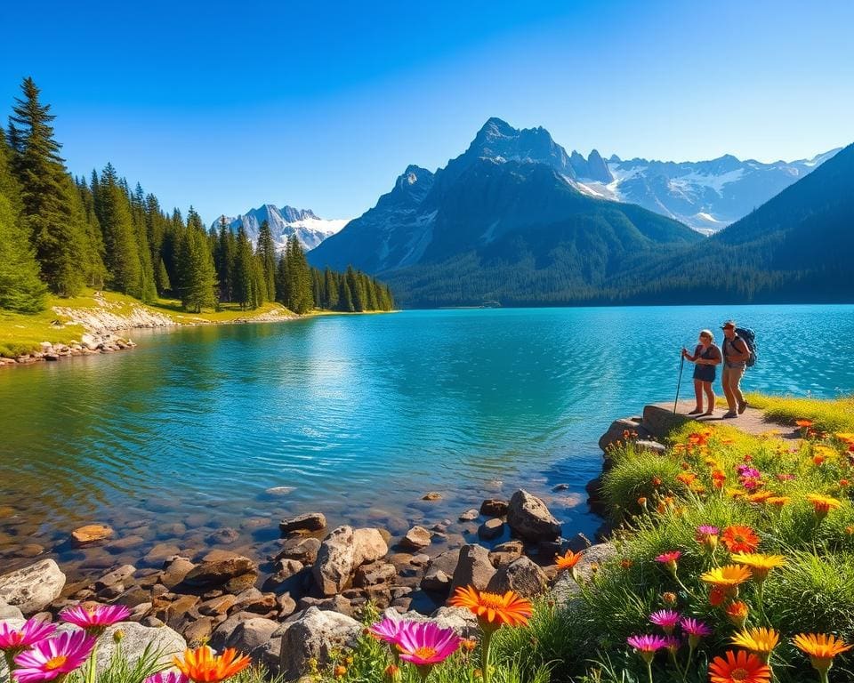 Wie erlebt man alpine Seen im Sommer?