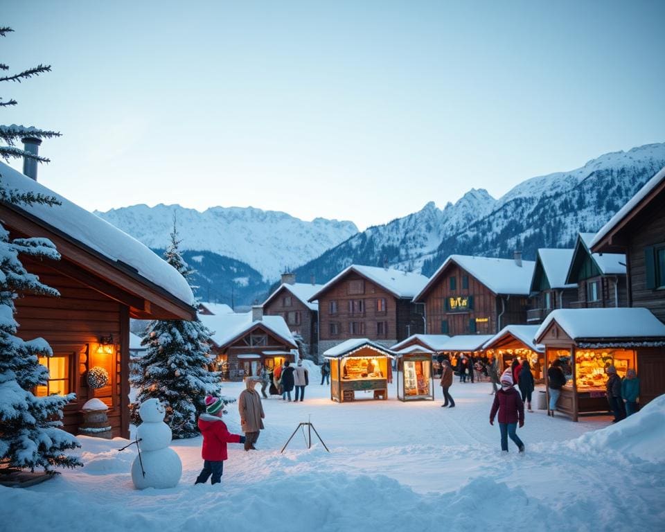 Wie fuehlt sich Weihnachten in den Alpenorten an?