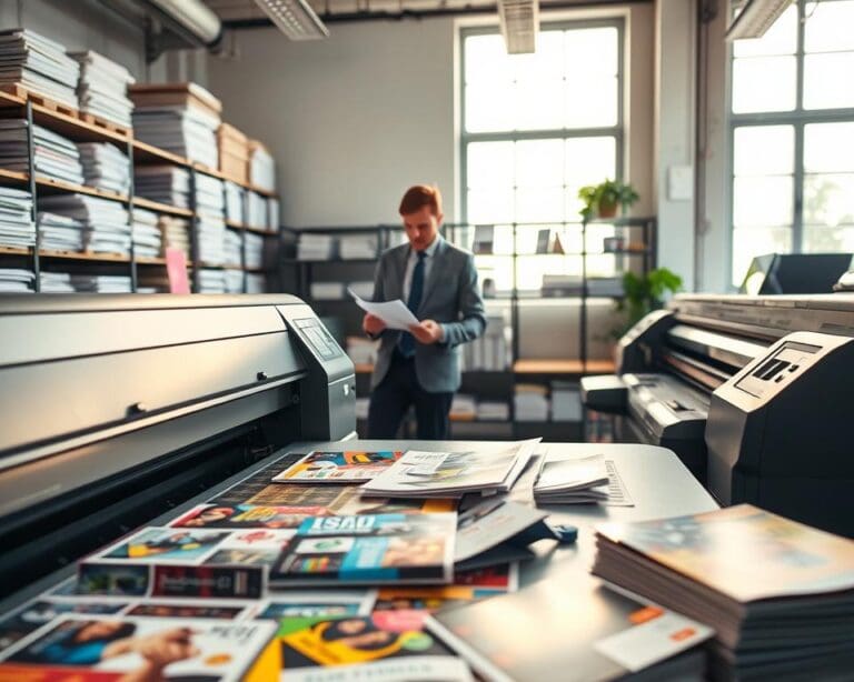 Wie hilft ein Druckdienstleister bei Werbemitteln?