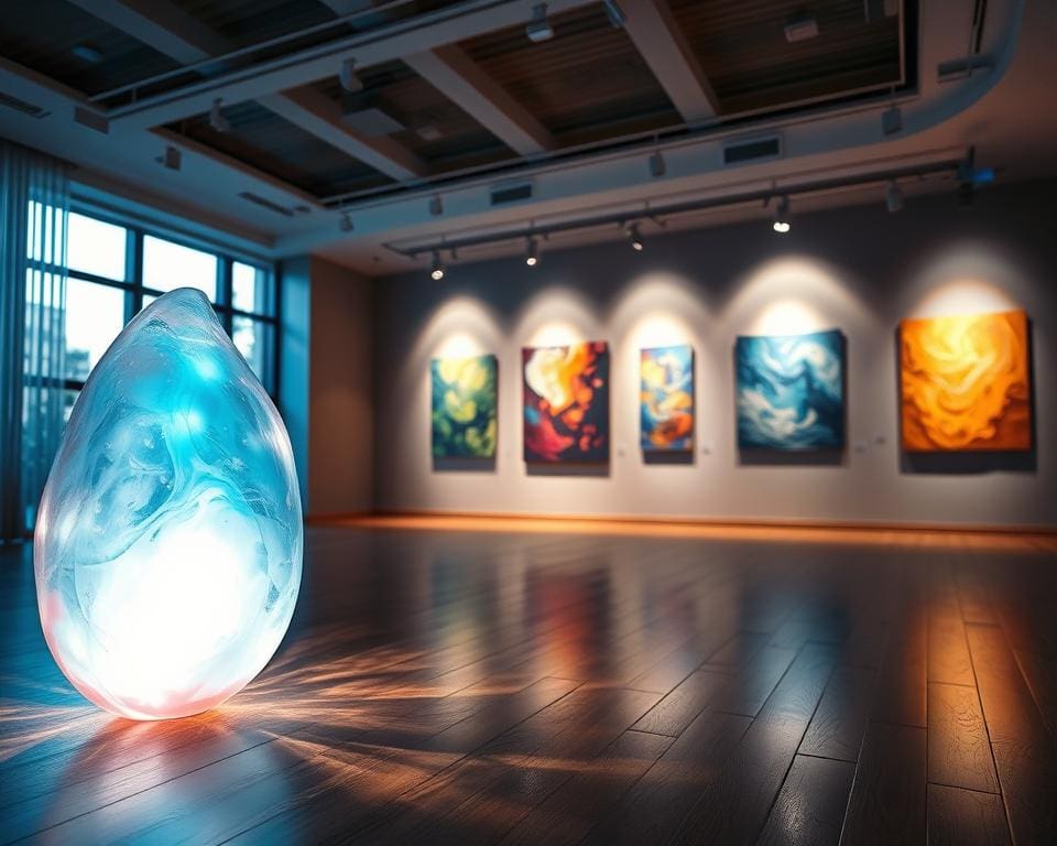 Wie kombiniert man Kunst und Licht?