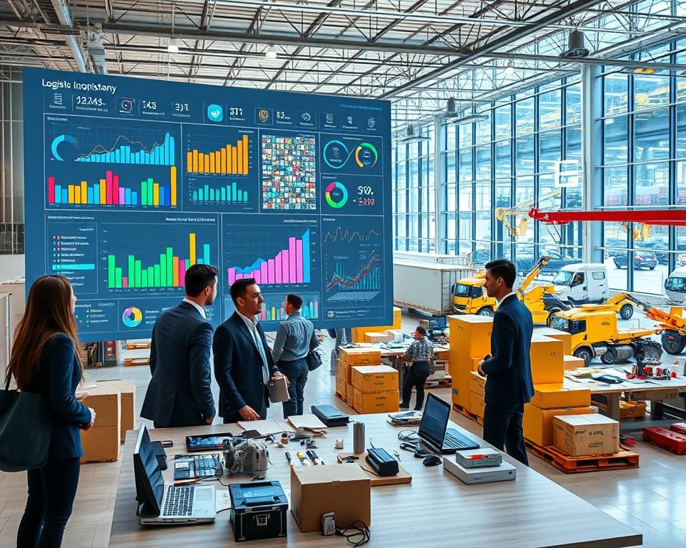 Wie unterstützt ein Logistikdienst Lieferketten?