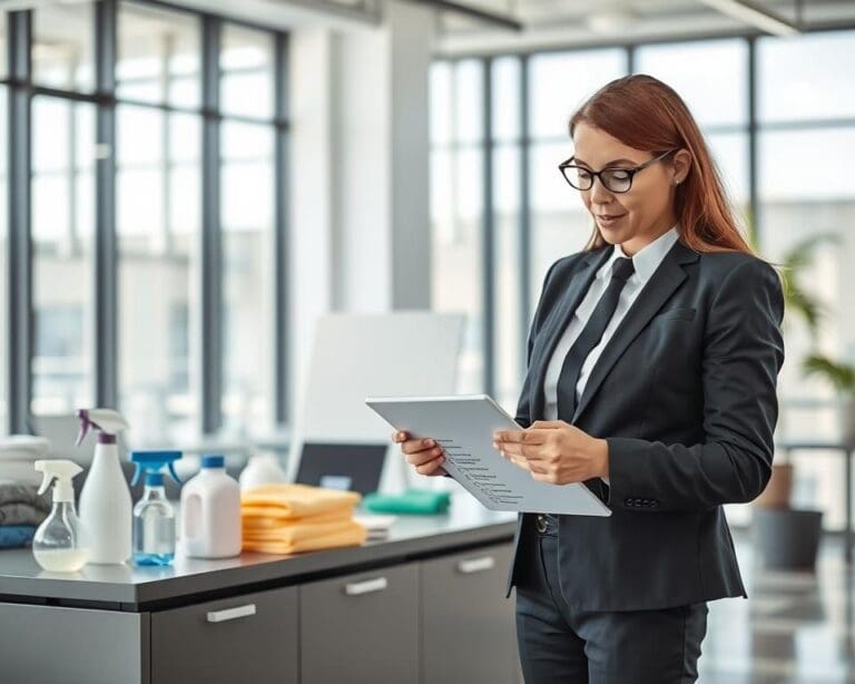 Was leistet ein Reinigungskoordinator im Gewerbe?