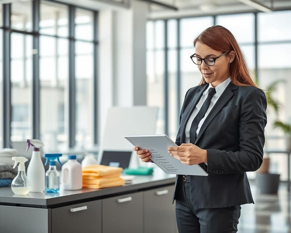 Was leistet ein Reinigungskoordinator im Gewerbe?