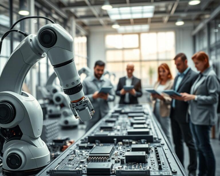 Wie optimieren Industrieroboter Produktionsabläufe?