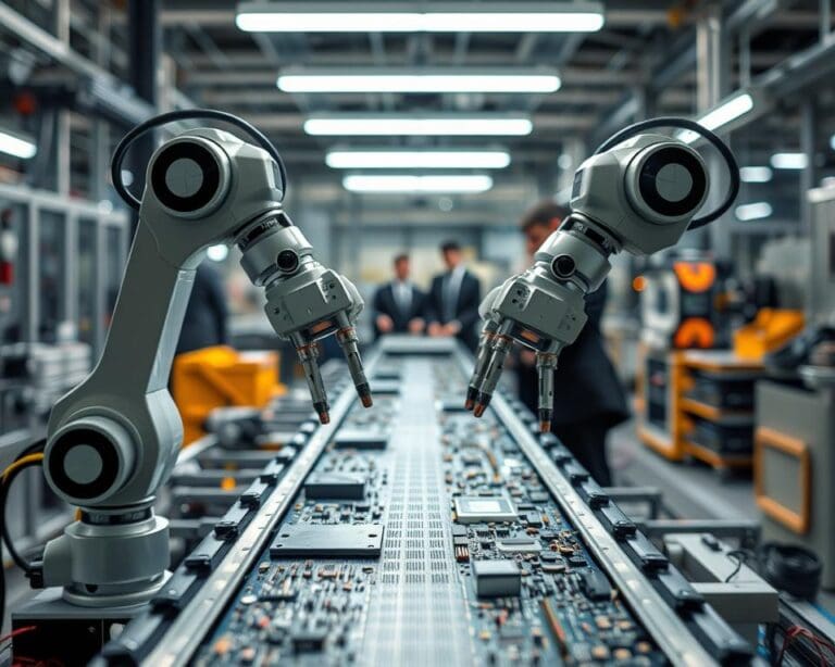 Wie steigern Roboterarme die Effizienz von Montagelinien?