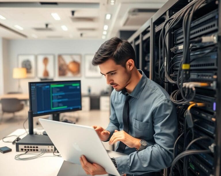 Wie unterstützt ein Netzwerk Techniker?