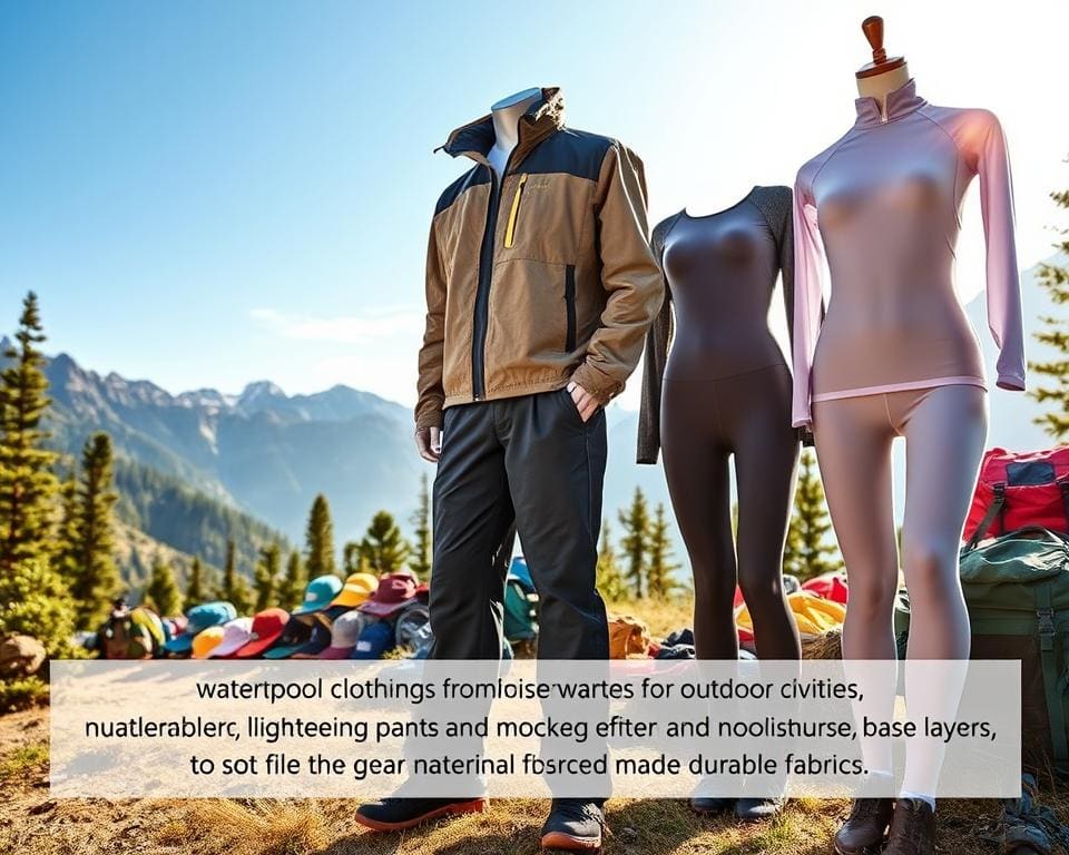 Outdoor Materialien Kleidung