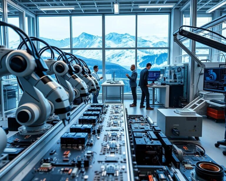 Was umfasst moderne Elektronikfertigung in der Schweiz?