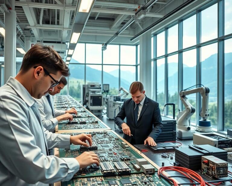 Wie funktioniert moderne Elektronikfertigung in der Schweiz?