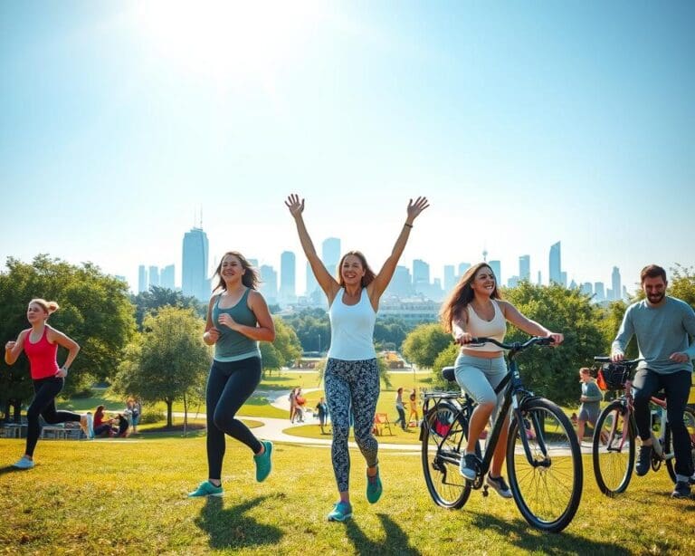 gesundes und aktives Leben