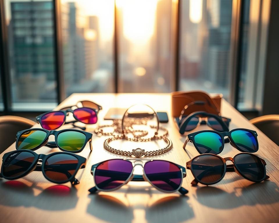 Was sind Trends bei Sonnenbrillen und Accessoires?