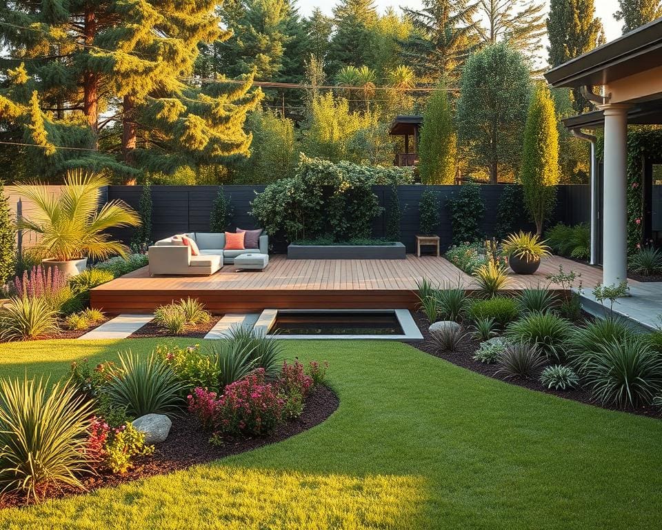 Wie gestaltet man einen modernen Garten?