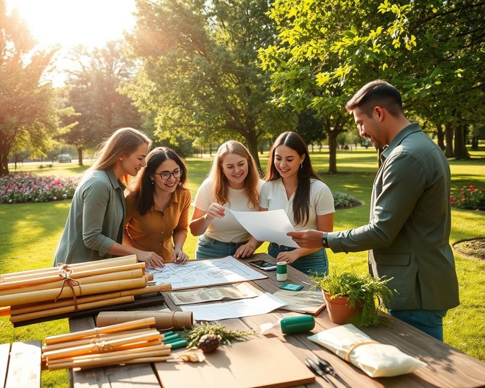 Wie plant man ein nachhaltiges Wochenendprojekt?