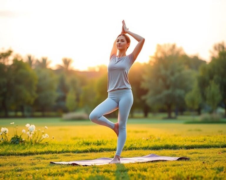 Yoga am Morgen