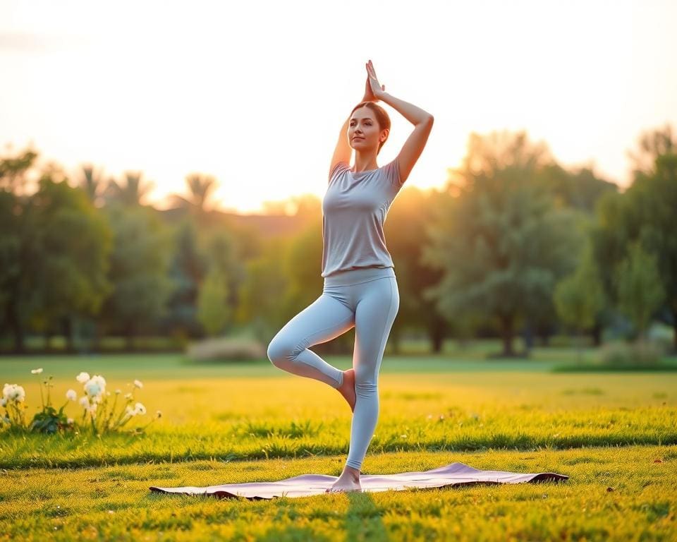 Yoga am Morgen