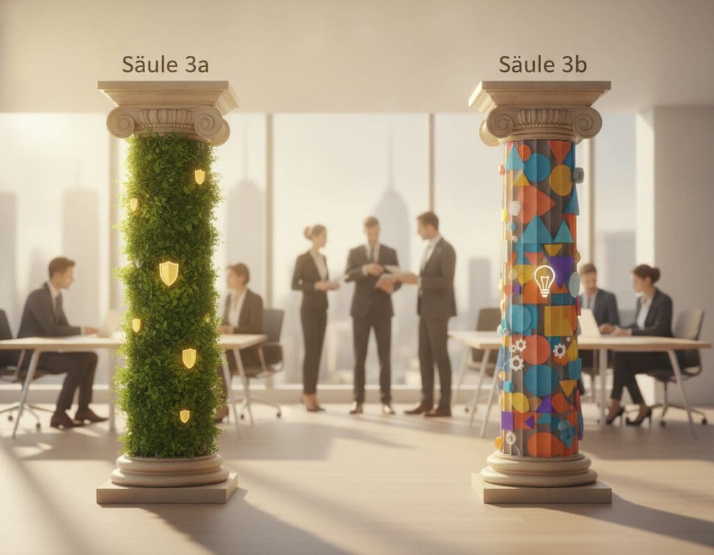 Säule 3a und Säule 3b